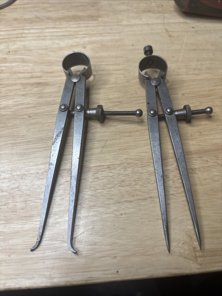 The Lufkin Rule Co., Spring Jointed, Inside Calipers, Precision Measuring Tools