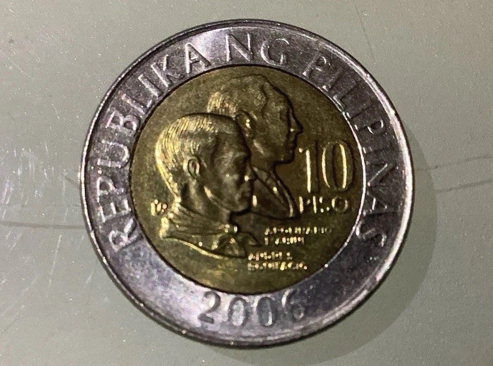 Philippines 10 Piso 2006 Circulated