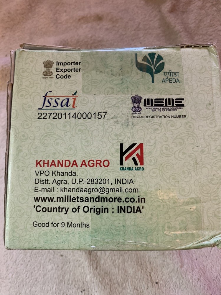 Khanda Shri Millet Pack Natural Grains