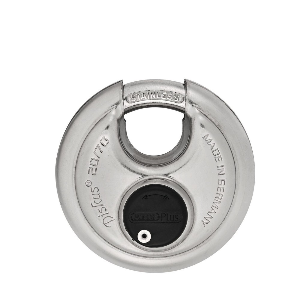 Abus 20/70 Diskus Plus Padlock, Keyed Different with 2 Keys