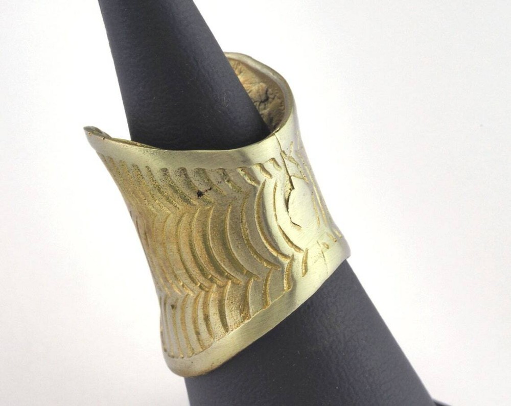 Adjustable Ring Raw brass (16mm 5.5US inner size) 2675