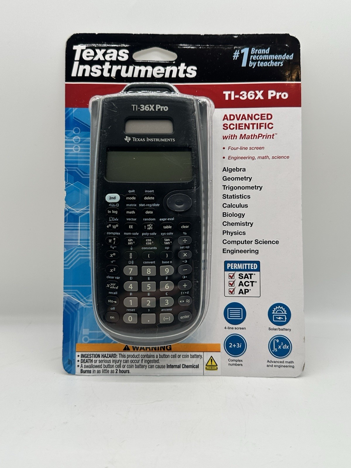 Texas Instruments TI-36X Pro Scientific Calculator