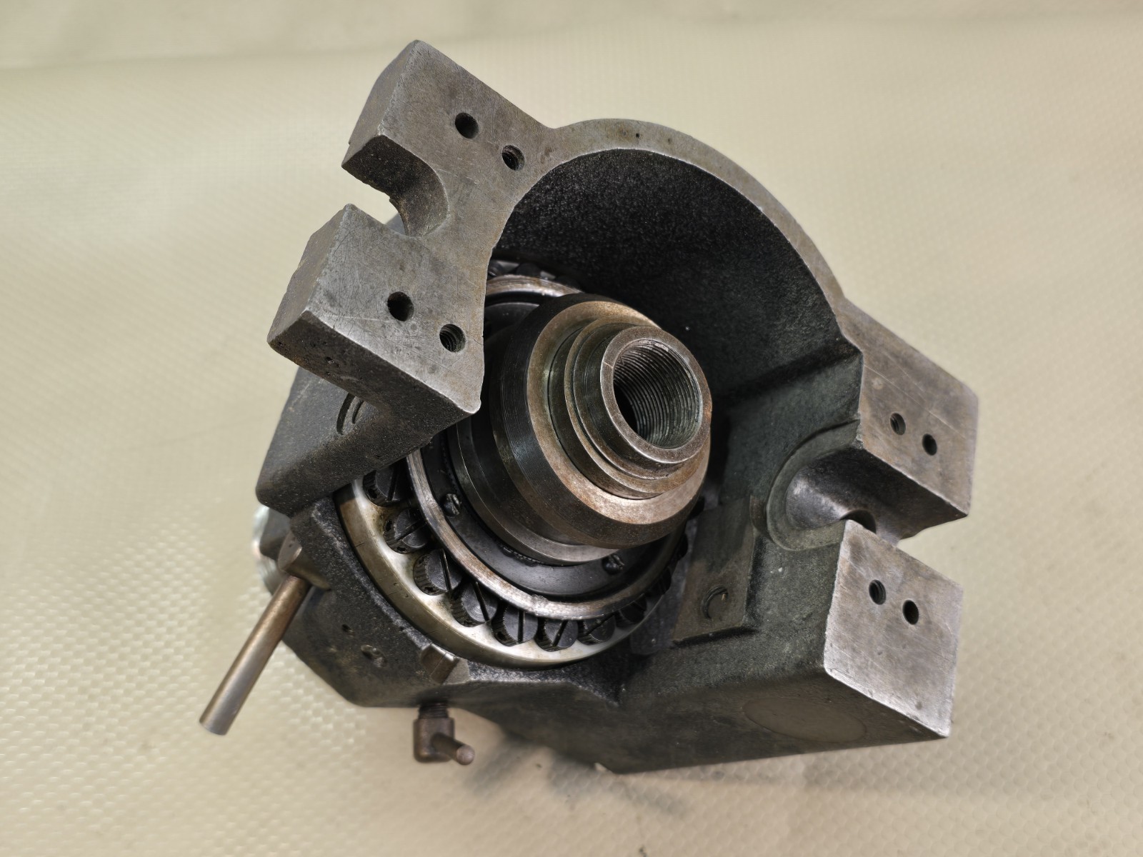 JACOBS #500 RUBBERFLEX HORIZONTAL VERTICAL INDEXING FIXTURE w/ COLLETS