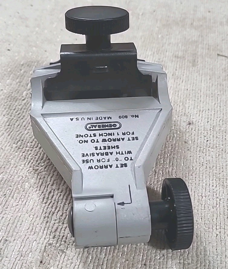 General No 809 Adjustable Chisel & Plane Blade Sharpening Guide USA Made Tool