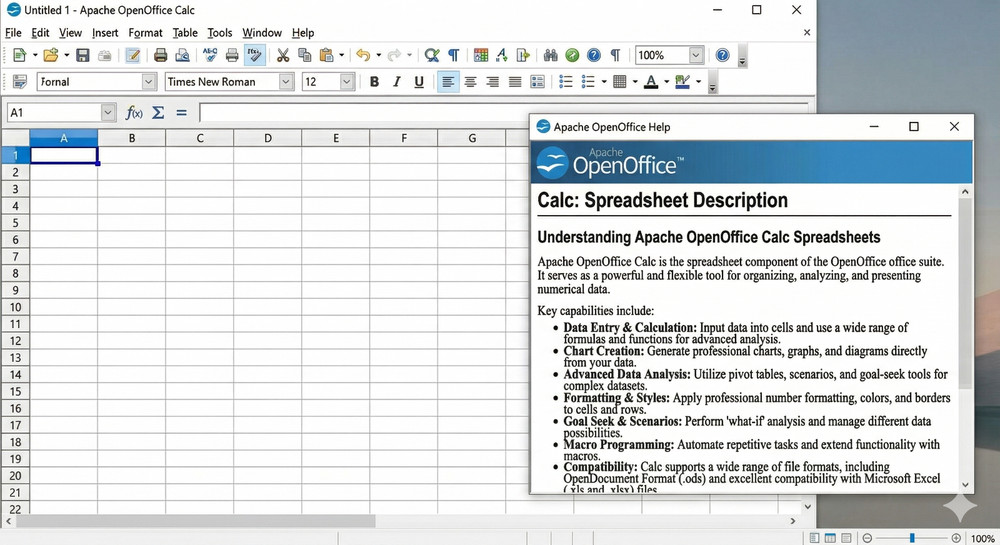 Apache OpenOffice 2026 Professional Suite CD or USB