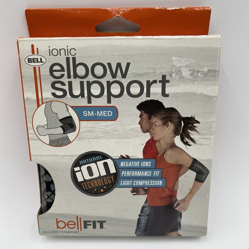 2 Bell Ionic Elbow Support Negative Ions Performance Fit and Fits Small-Medium