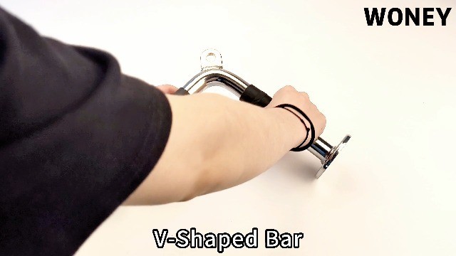 LAT Pulldown Cable Machine Attachment, Triceps Pull Down Accessory for Home Gym