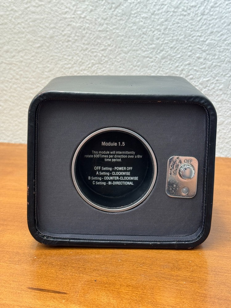 Wolf Designs Single Watch Winder Module 1.5, fully working, fair.