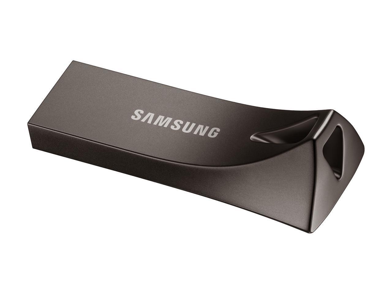 SAMSUNG BAR Plus USB 3.1 Flash Thumb Jump Drive USB Stick in Gunmetal Titan Gray