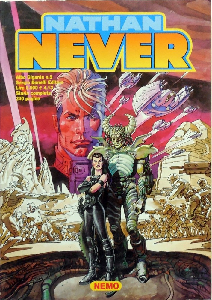 comic NATHAN NEVER GIANT BOOK number 5 NEMO