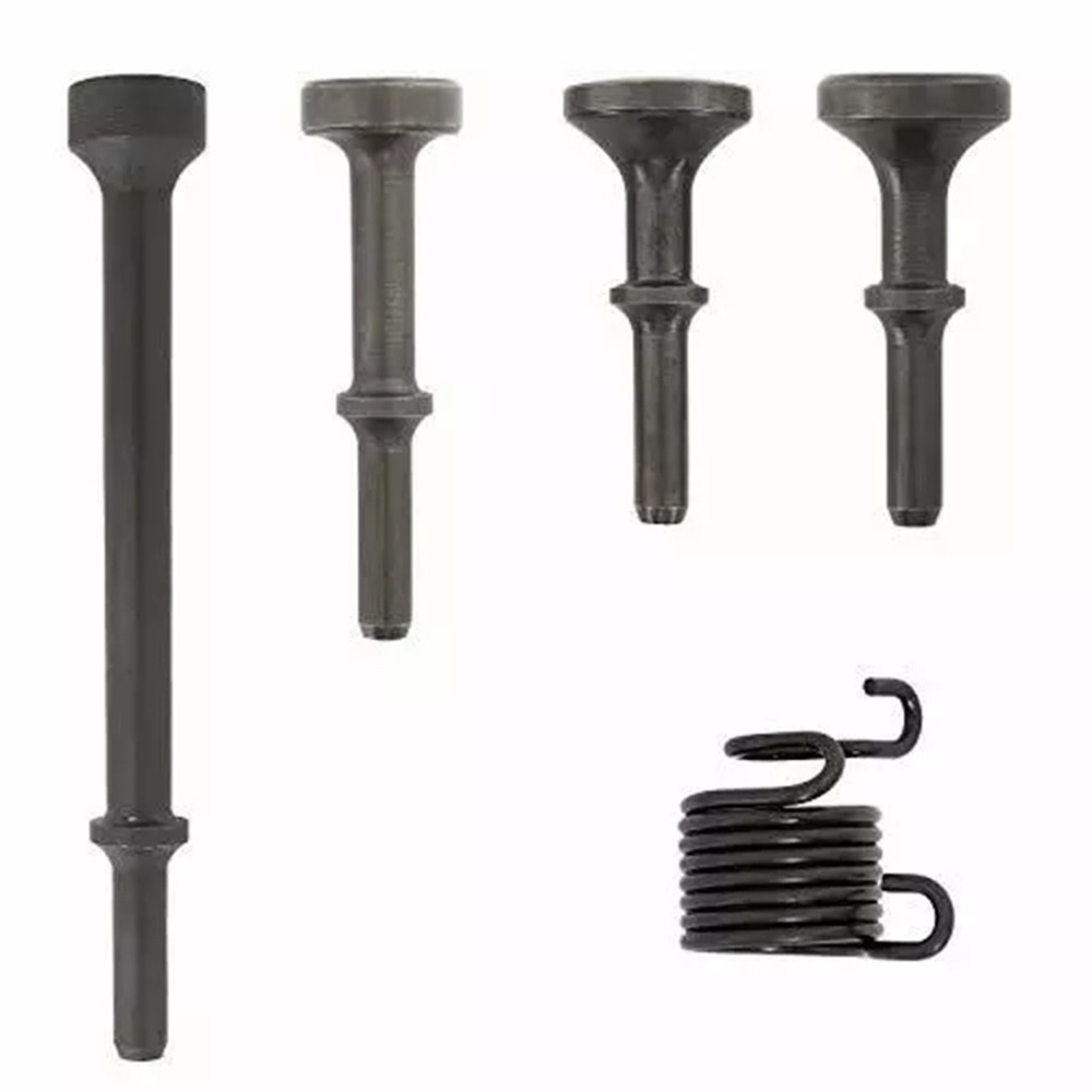 5pcs Air Hammer Tool Set Including Spring and Multiple Bits for Precision Work