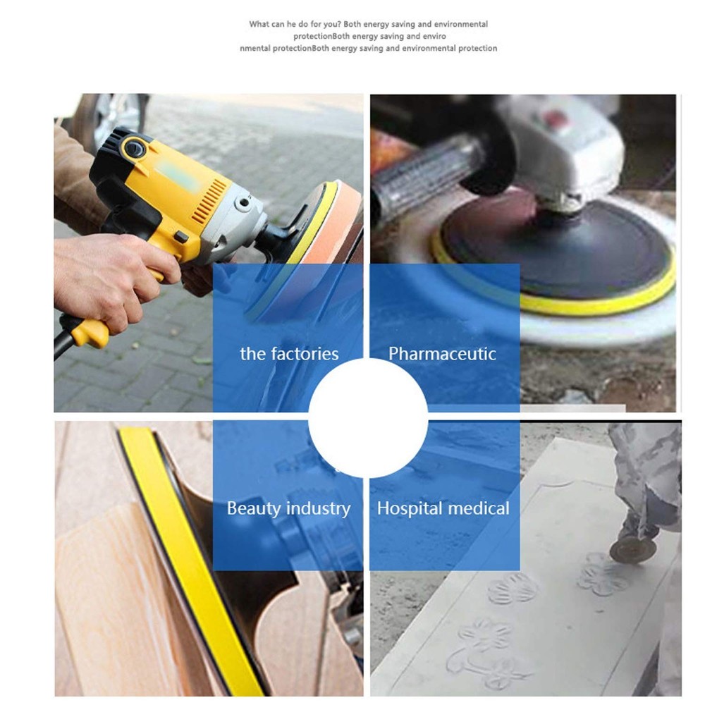 5" Backing Pad Hook and Loop Backing Plate 5/16"-24 Thread DA Air Random Orbi...