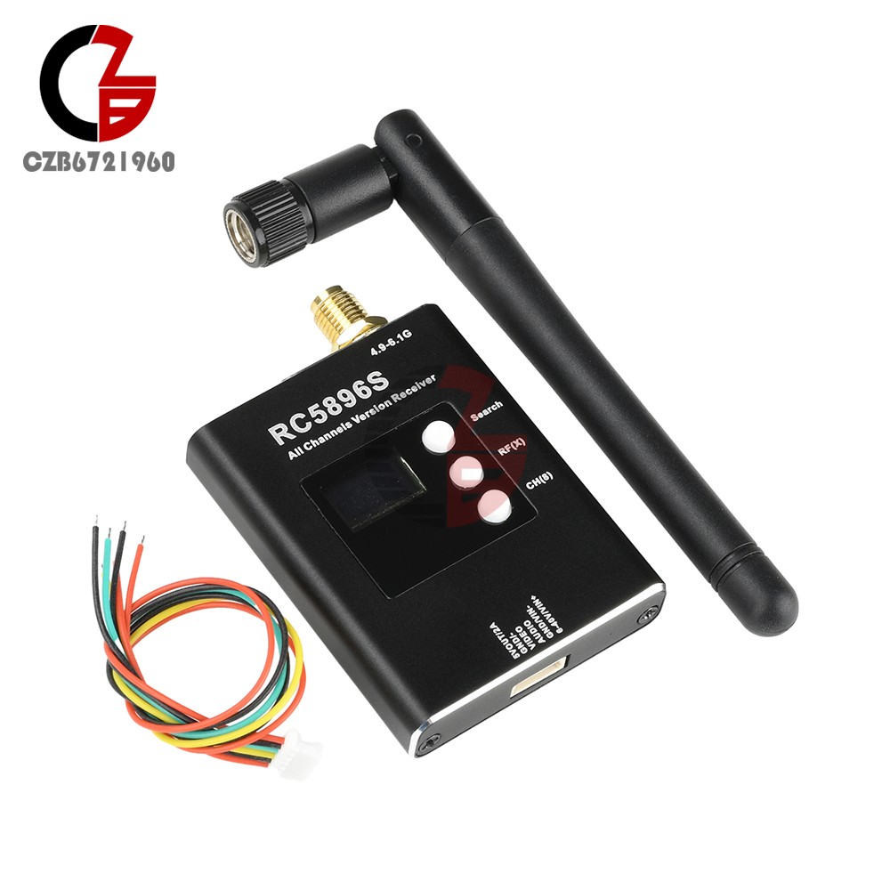 DC6-40V RC5896S Receiver 5.8GHz Video Receiver Compatible 5.8G Image Transmitter