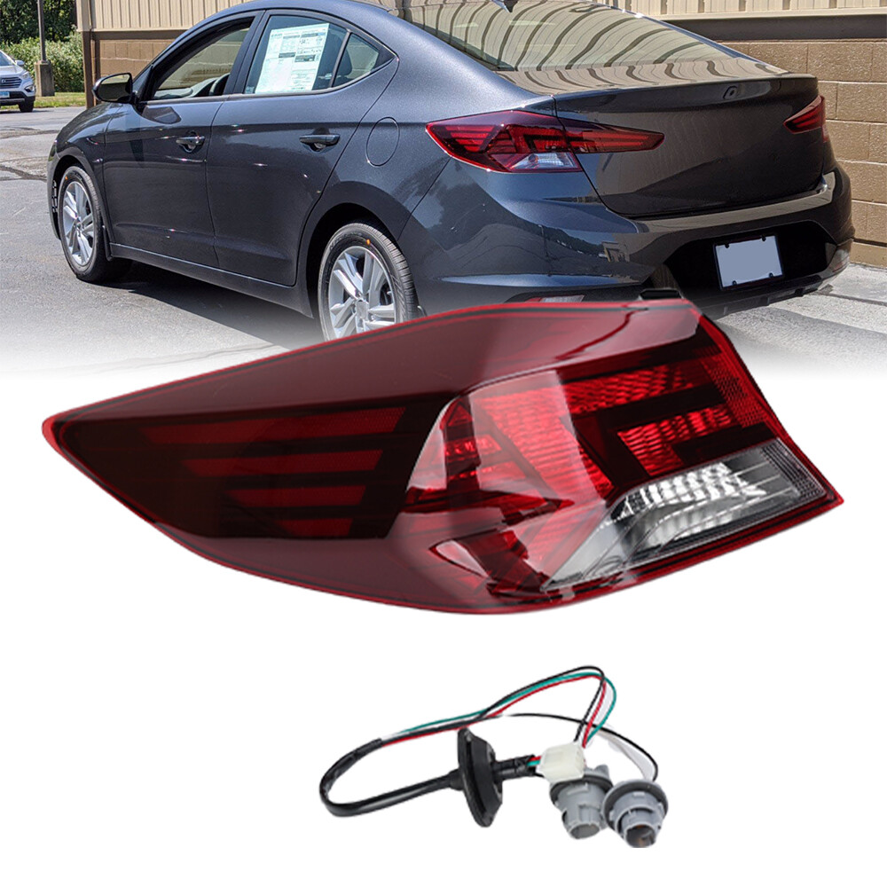 For 2019-2020 Hyundai Elantra Driver Side Tail Light Rear Brake Lamp Outer Side
