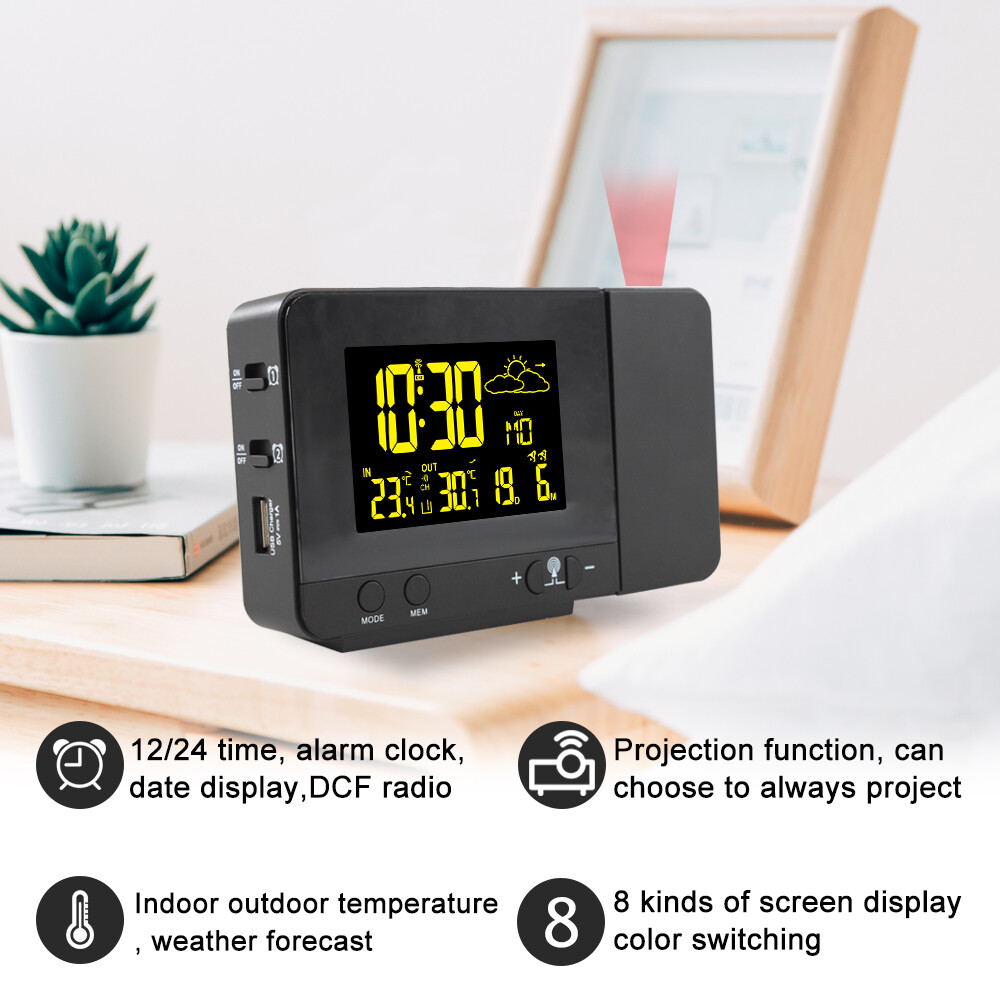 Electric Digital Projection Alarm Clock