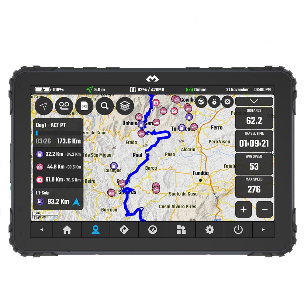 DMD-T865X Nav Tablet (8″), Great Condition, Orginal Packaging, Extra Mounts