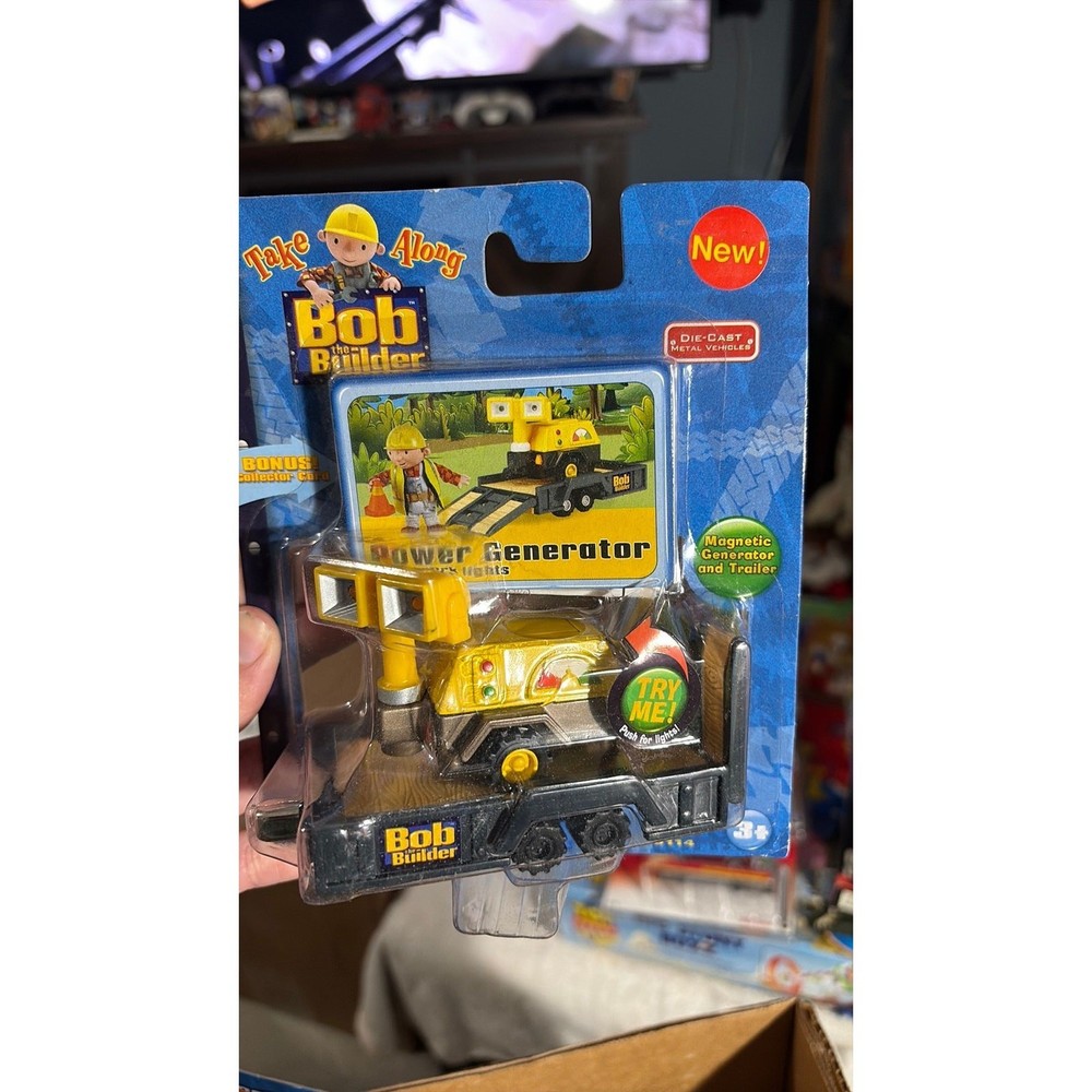 BOB THE BUILDER TAKE ALONG POWER GENERATOR WITH WORKING LIGHTS * DATED 2006