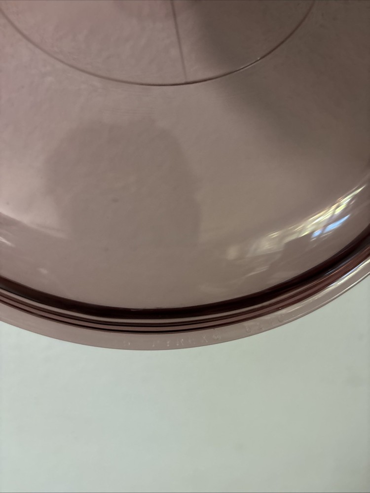 Pyrex Cranberry 624C Replacement Lid for Casserole 8”