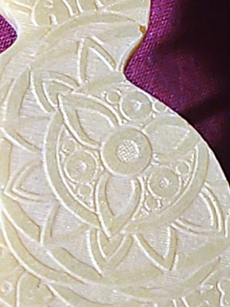 Yellow Cat Mandela Pattern Adjustable Ring