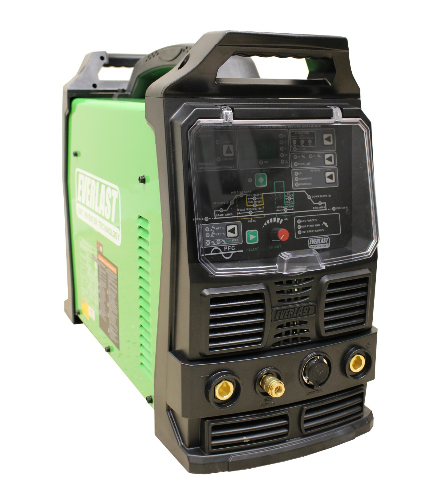 2021 PowerTIG 210EXT 110/220 200AMP ACDC TIG STICK ADVANCE PULSE WELDER EVERLAST