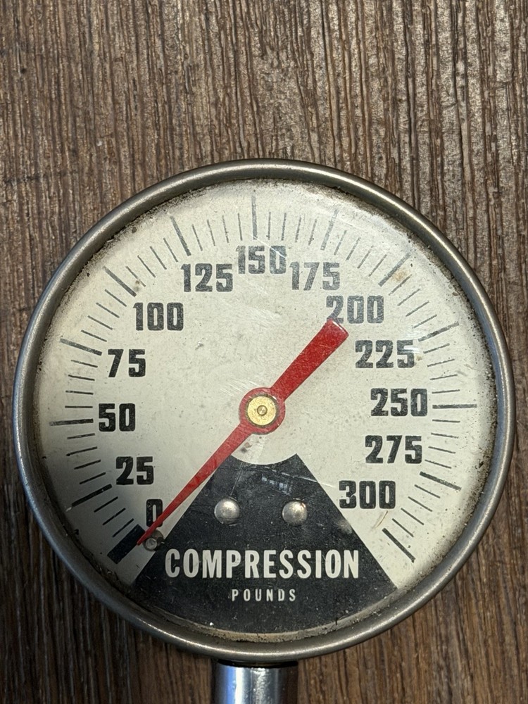 Vintage Compression Tester 300 LBS. Per Square In.