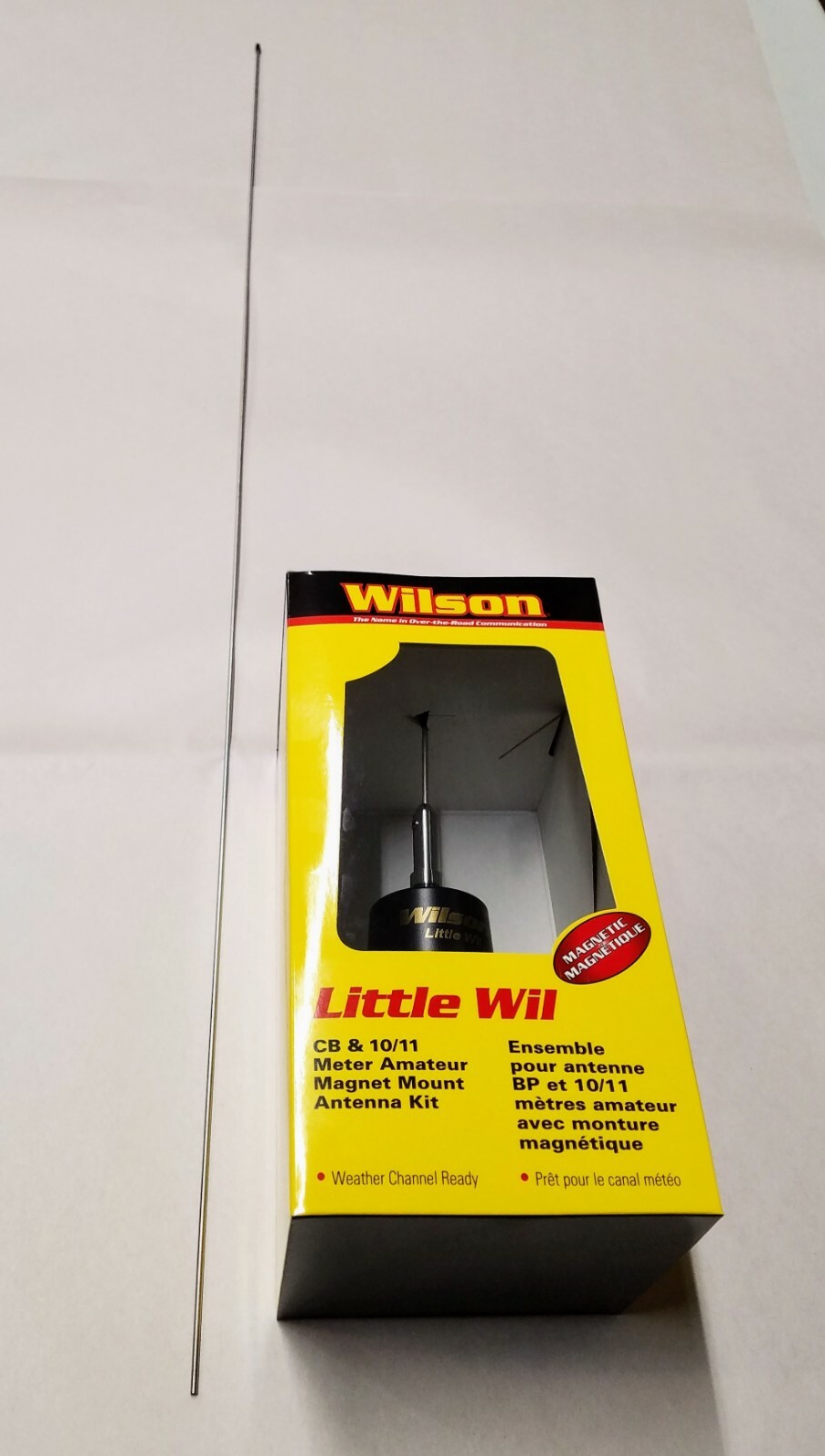 Wilson Little Wil Black Magnet Mount Mobile CB Antenna kit SS whip (Boxed)