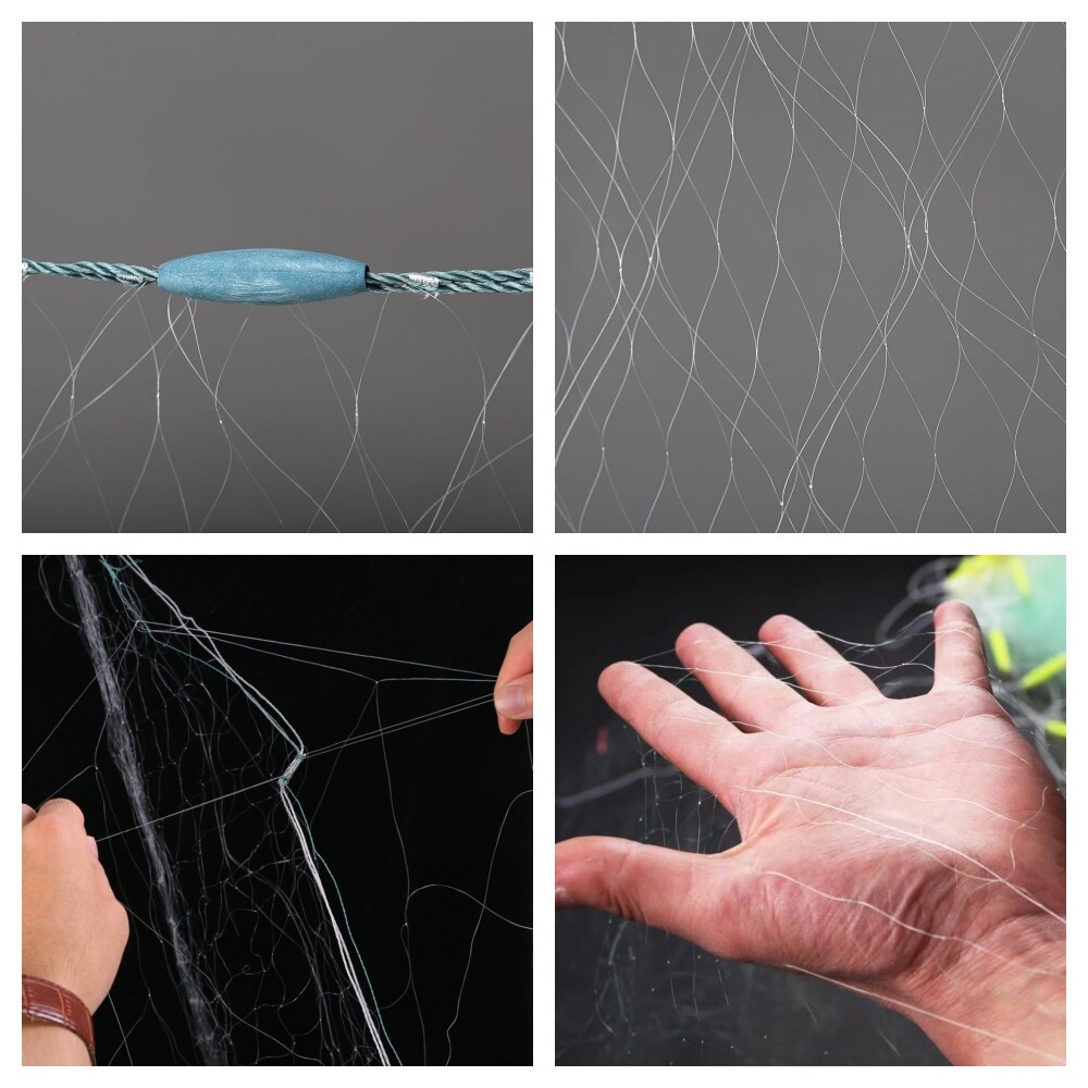 100 ft Survival Gill Net--Fully Adjustable, Multipurpose(Enhanced)-4/5" Clear US