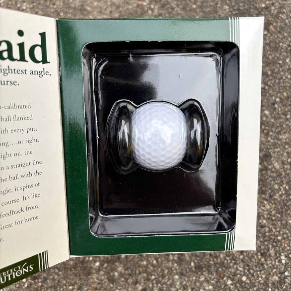 Putt Straight Practice Aid Golf Ball 2005 Quality Ball Perfect Solutions