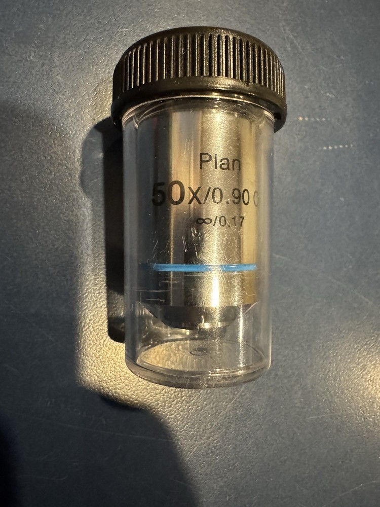Plan 50X/0.90 Oil ∞/0.17 Microscope Objective Lens Objective Magnification 50X