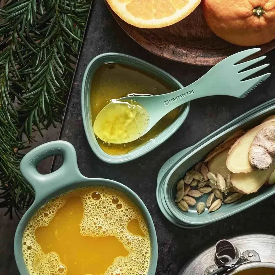 Light My Fire Orginal Spork Resuable 3-in-1 Outdoor Utensils Knife Fork Spoon