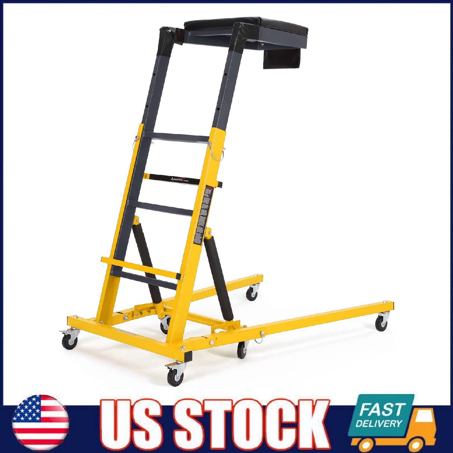 Foldable Automotive Topside Creeper ,400 LBS Adjustable Height Garage for Auto