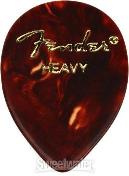 Fender 358 Shape Classic Celluloid Picks - Heavy (72-pack)