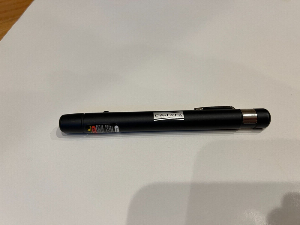 Da-Lite 75837 Red Laser Pointer Pen (2 AA batteries) - New