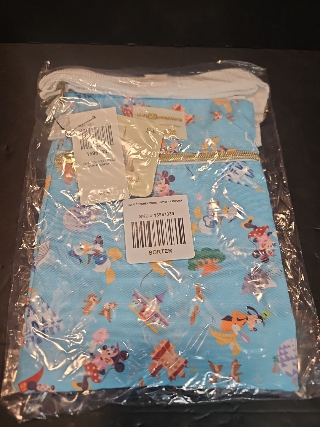 Walt Disney World 50th Crossbody Bag, NEW