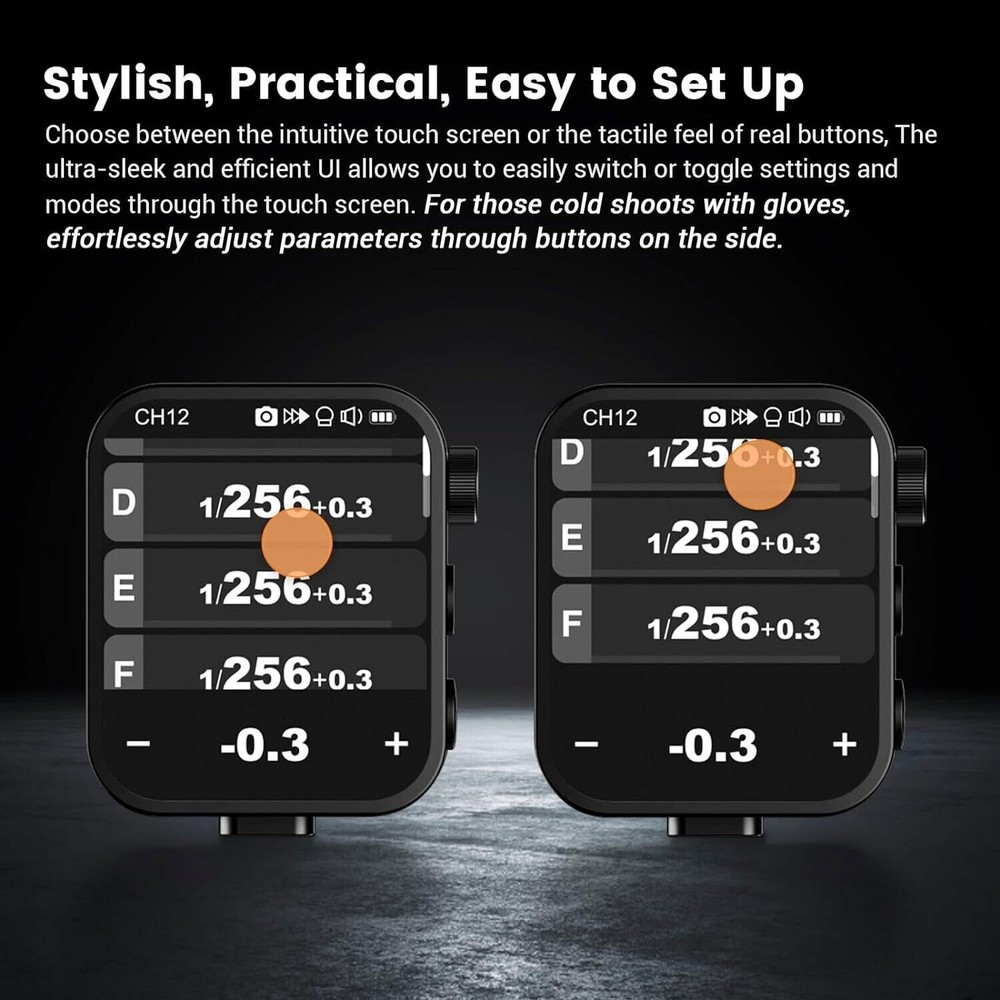 Godox X3S TTL Wireless Flash Trigger 2.4G Wireless Touchscreen Flash Transmitter