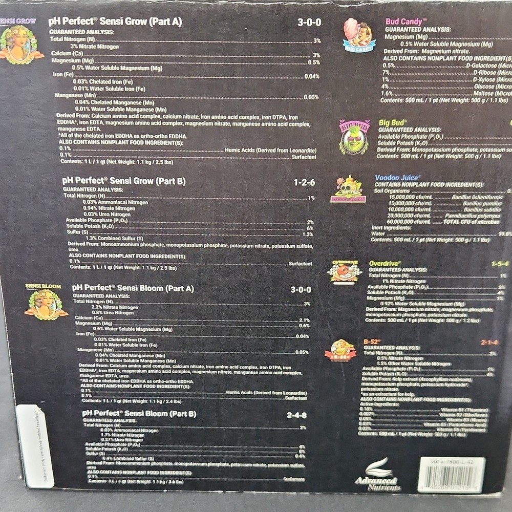 Advanced Nutrients Starter Kit Additives & Supplements Liquid All Purpose