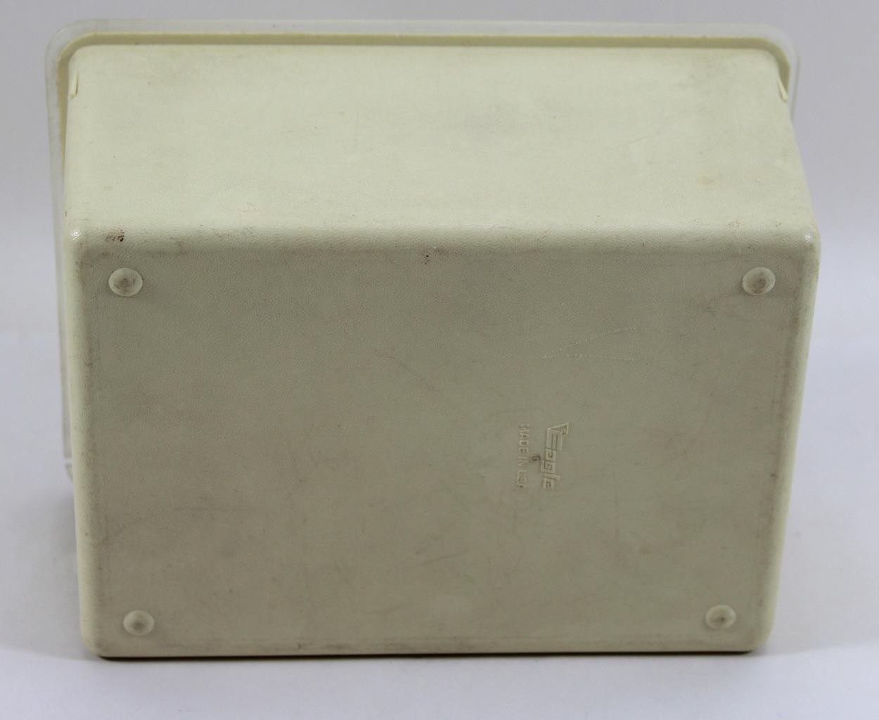 Vintage Deters Dairy Ice Cream Plastic Container ~ Quincy, IL ~ Eagle USA Made