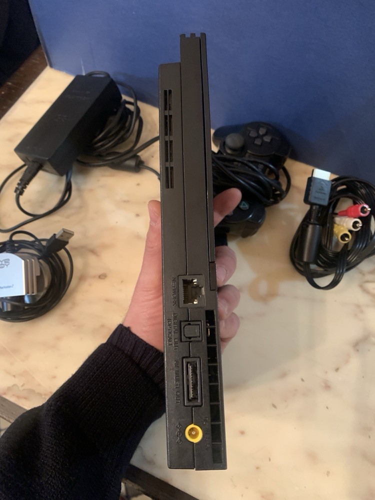 SONY SLIM CONSOLE PLAYSTATION 2 WORKING PS2 SCPH-77004 working