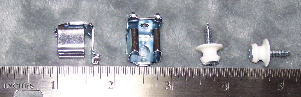 Plantation Shutter Catch - Zinc