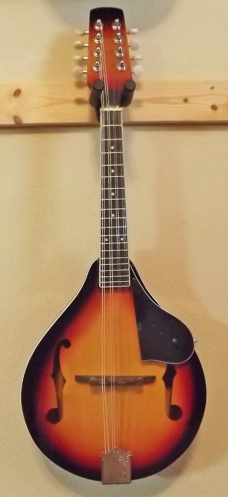 8 String Mandolin With Pick Guard - Sunset Color