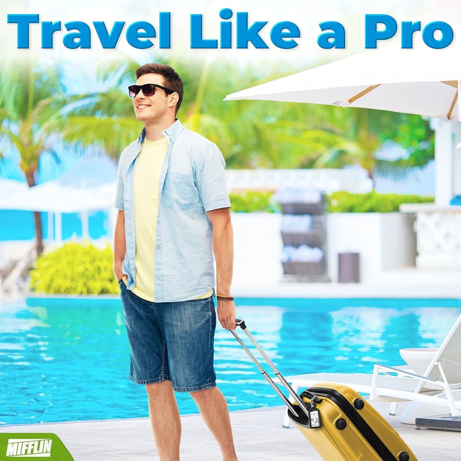 Reliable Luggage Tags Set - 6 PVC Tags with Protective Film for Travel Ease