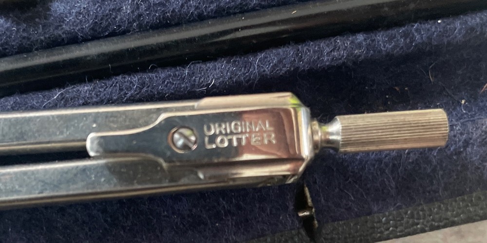 Prazision Original Lotter Drafting Compass Set with Case. German