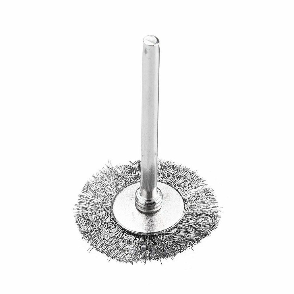 50Pack/Set Stainless Steel Wire Brush For Dremel Rotary Tool die grinder wheel