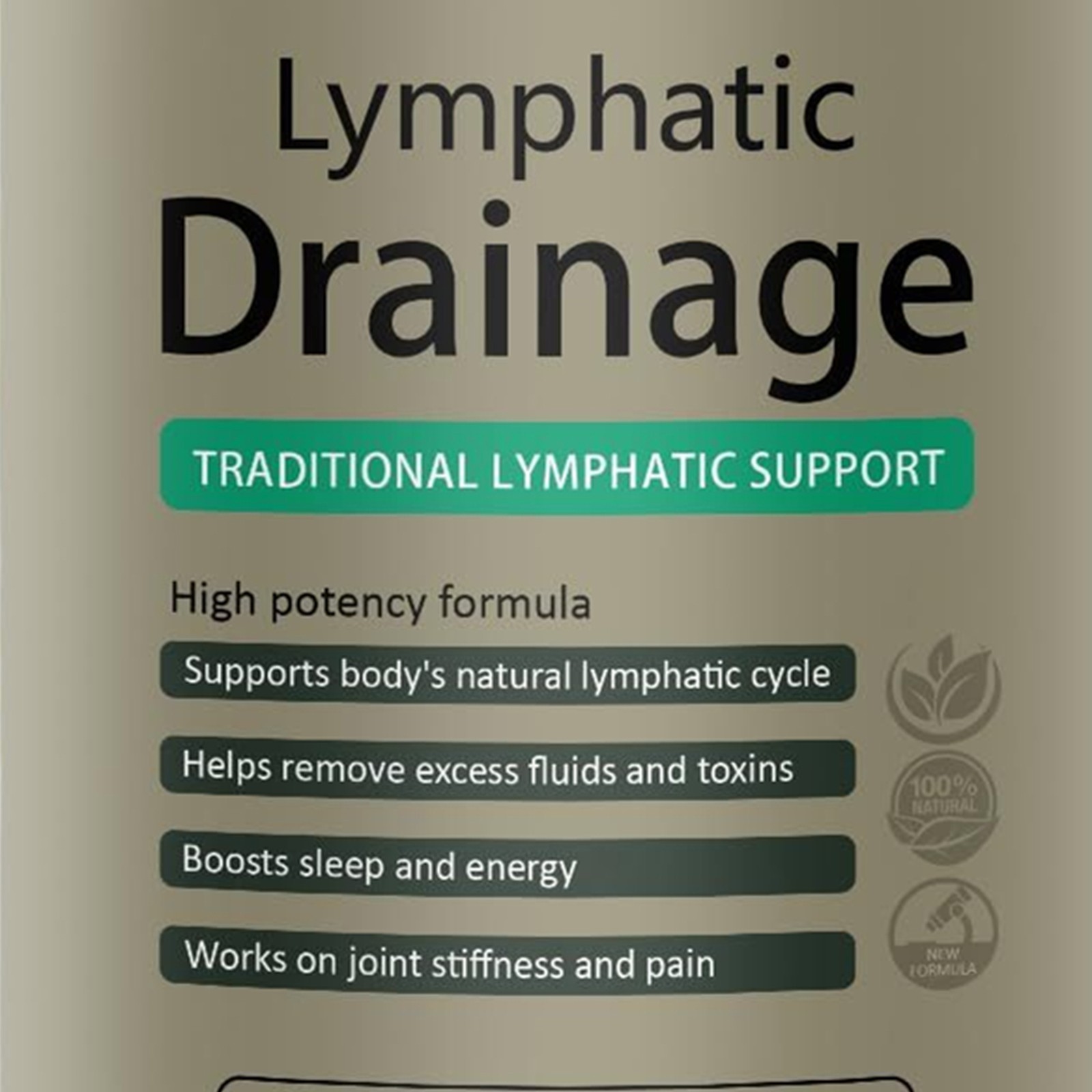 Sculptique Lymphatic Drainage Capsules- Supports Cellulite Reduction, 60 Capsule