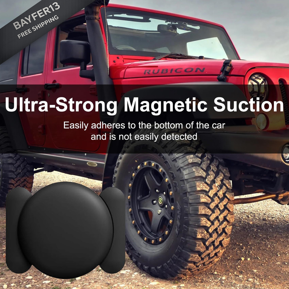 Mini GPS Tracker for Vehicles, Car Device Hidden Black