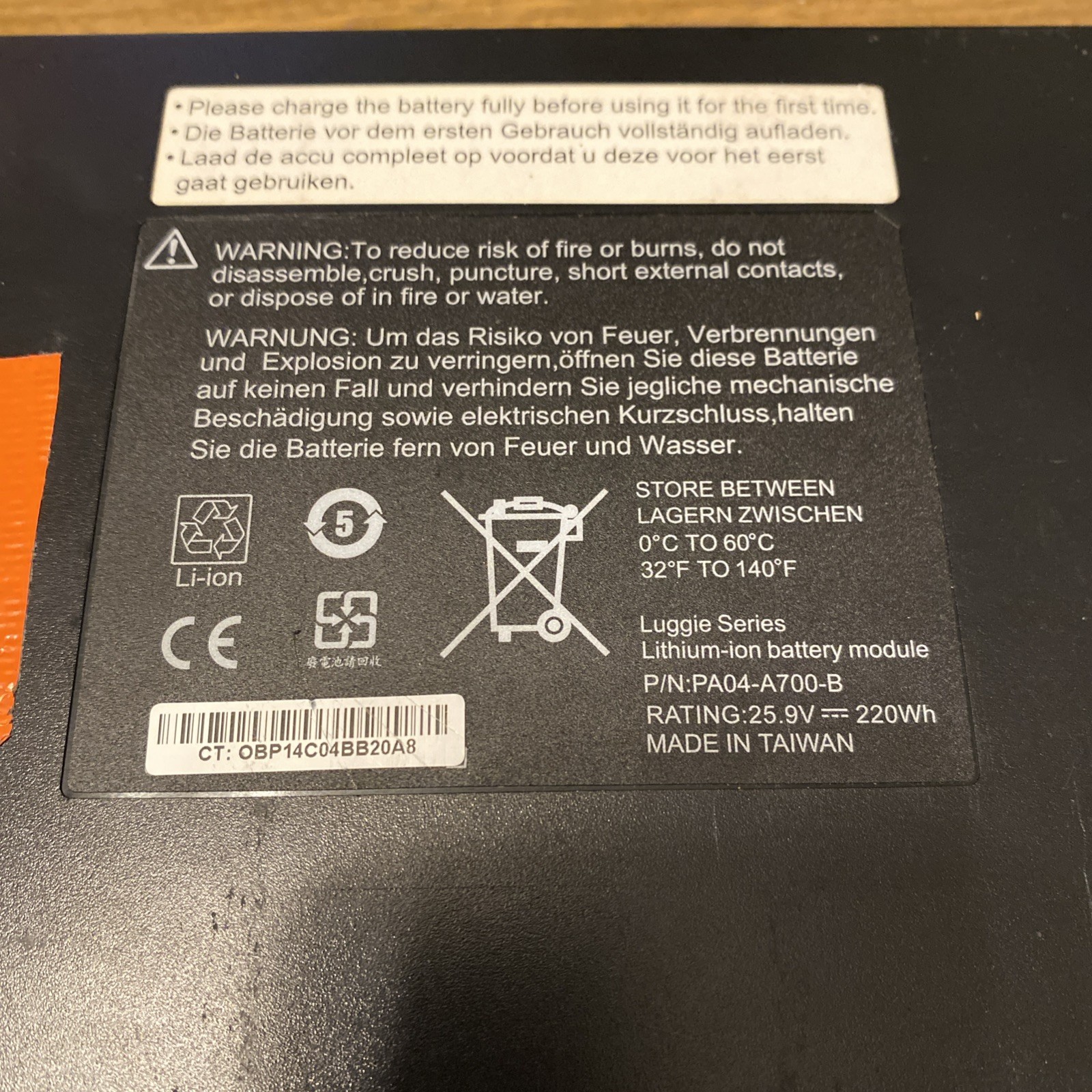 Luggie Mobility Scooter 2)Lithium Battery