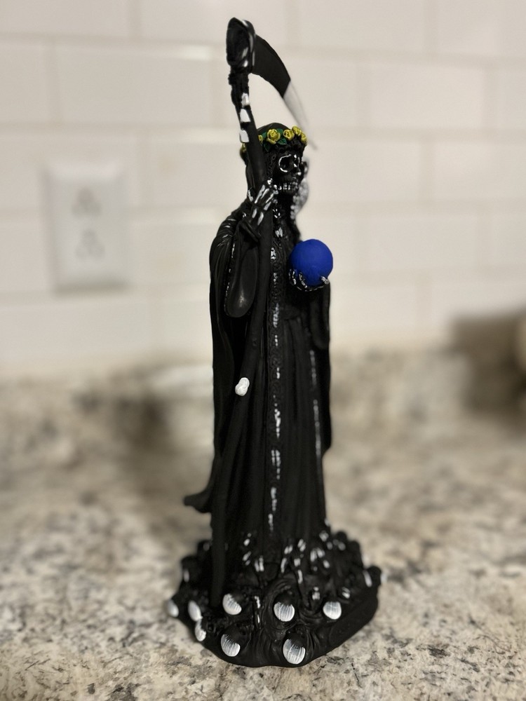 Multicolored Santa Muerte Statue