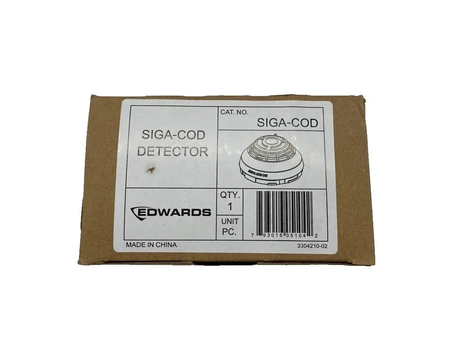 Edwards SIGA-COD Carbon Monoxide Detector - Same Day Shipping