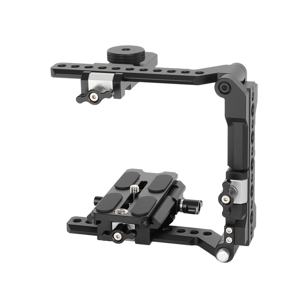 CAMVATE Universal Quick Release Foldable Half Cage Kit with Arca-Type Baseplate
