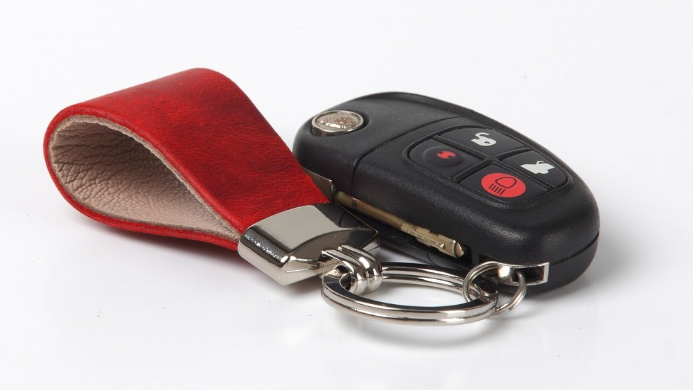 Customizable Genuine Leather Custom Car Car Car Keychain